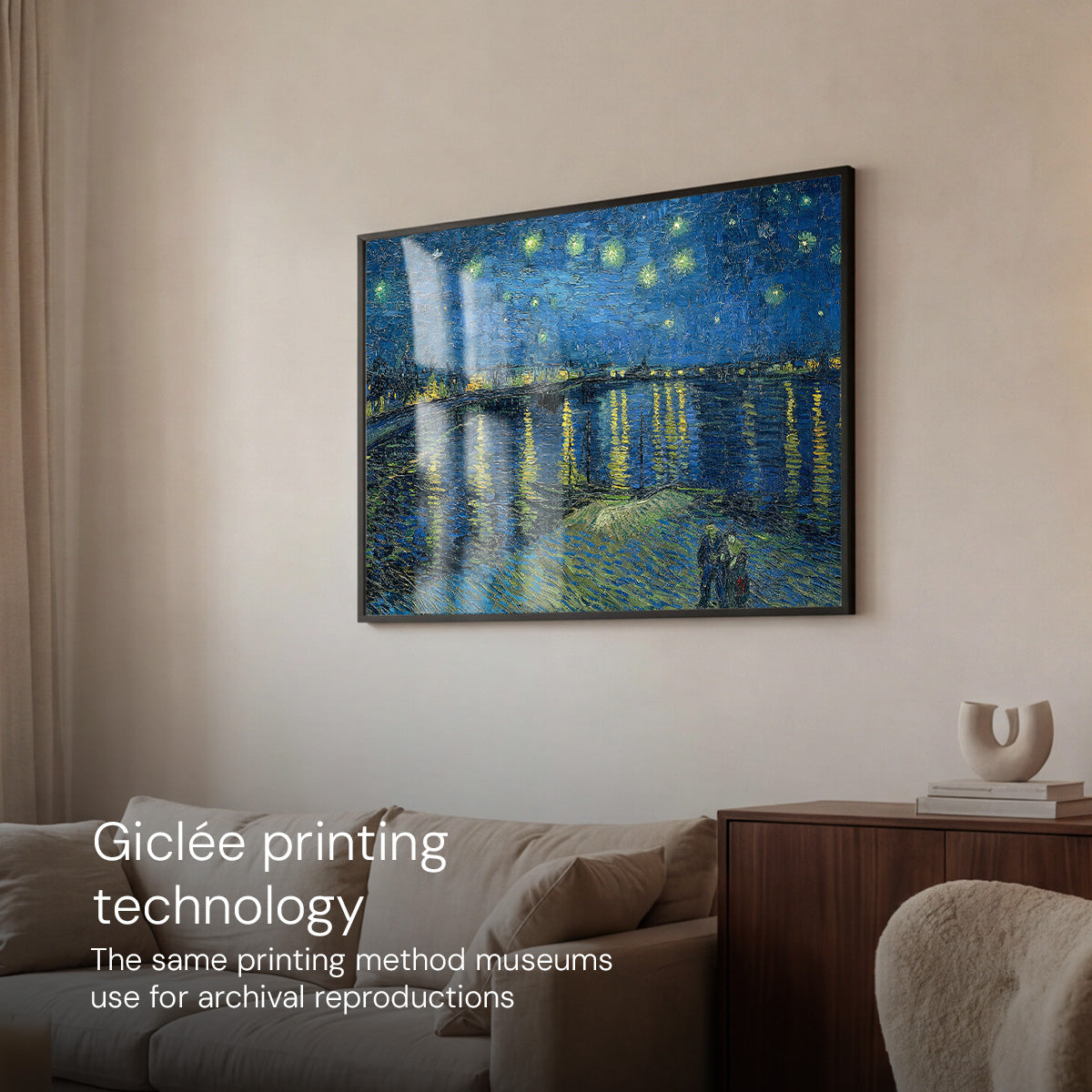 Starry Night Over the Rhône - Art Print