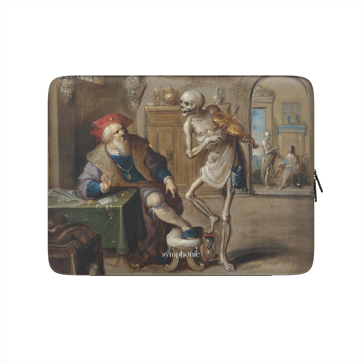 Death and the Miser - Laptop Sleeve