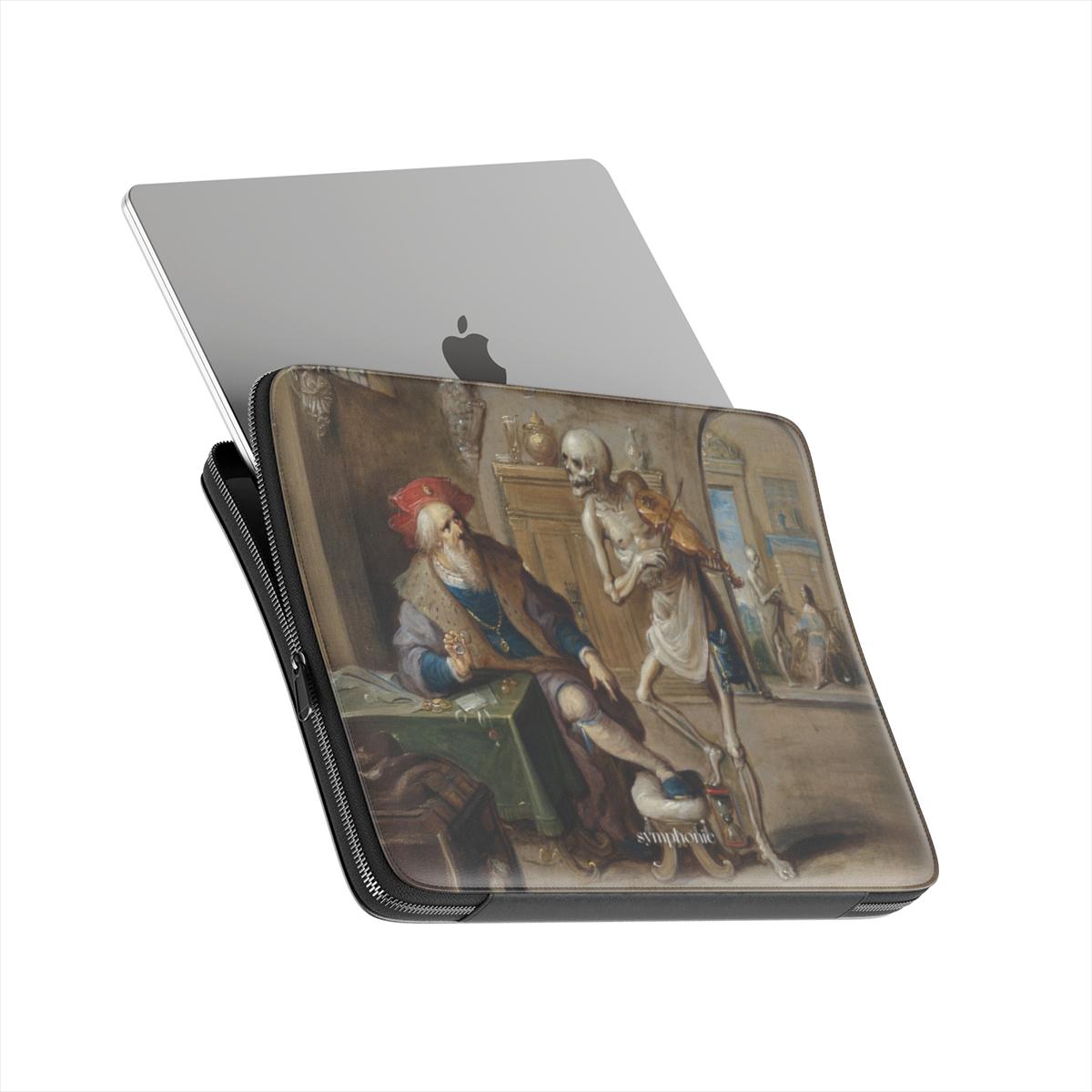 Death and the Miser - Laptop Sleeve