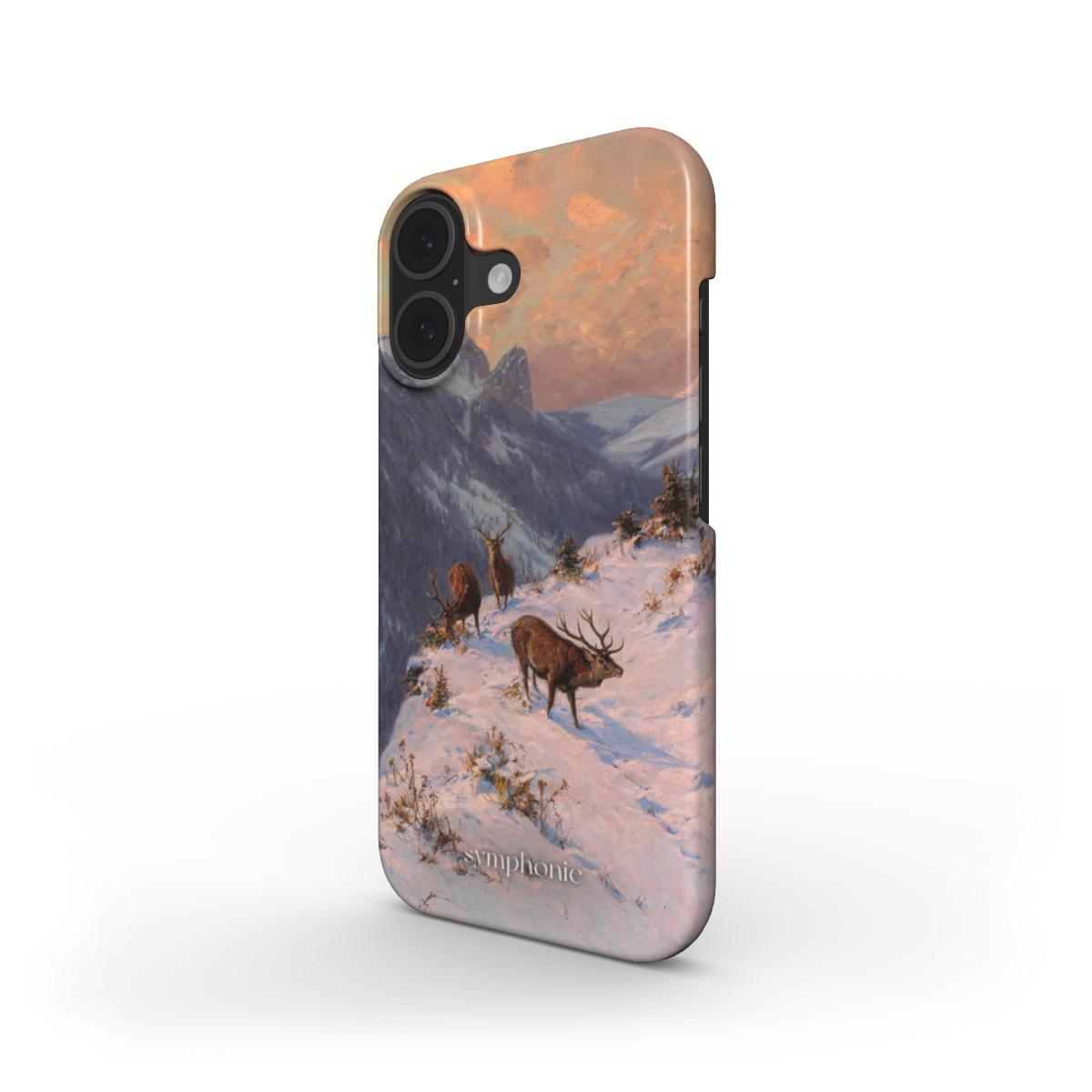 A Red Deer in Winter - Snap