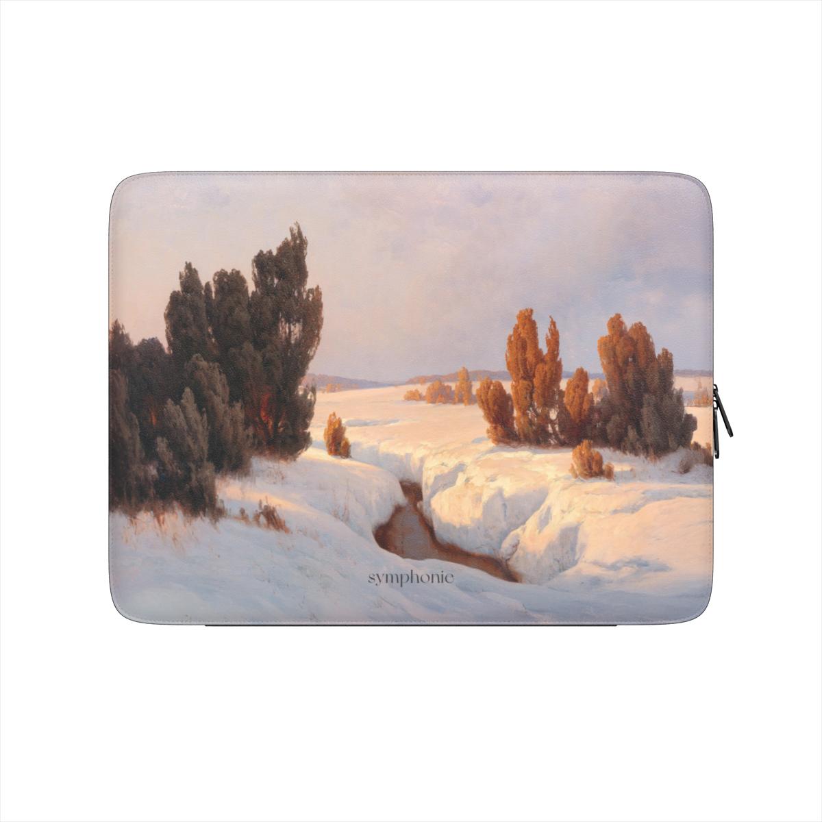 Winter Landscape in the Sun - Laptop Sleeve