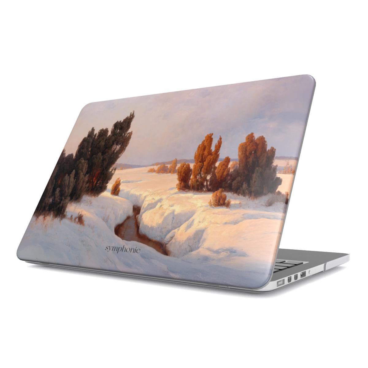 Winter Landscape in the Sun - MacBook case