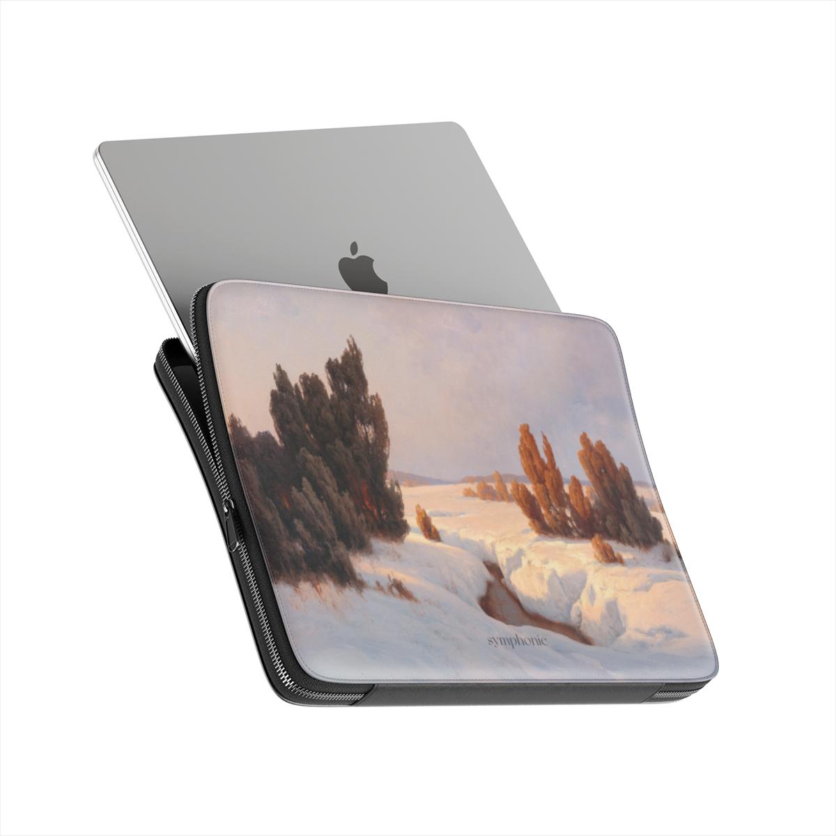 Winter Landscape in the Sun - Laptop Sleeve