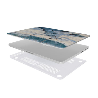 Winter Landscape with a Creek - MacBook case