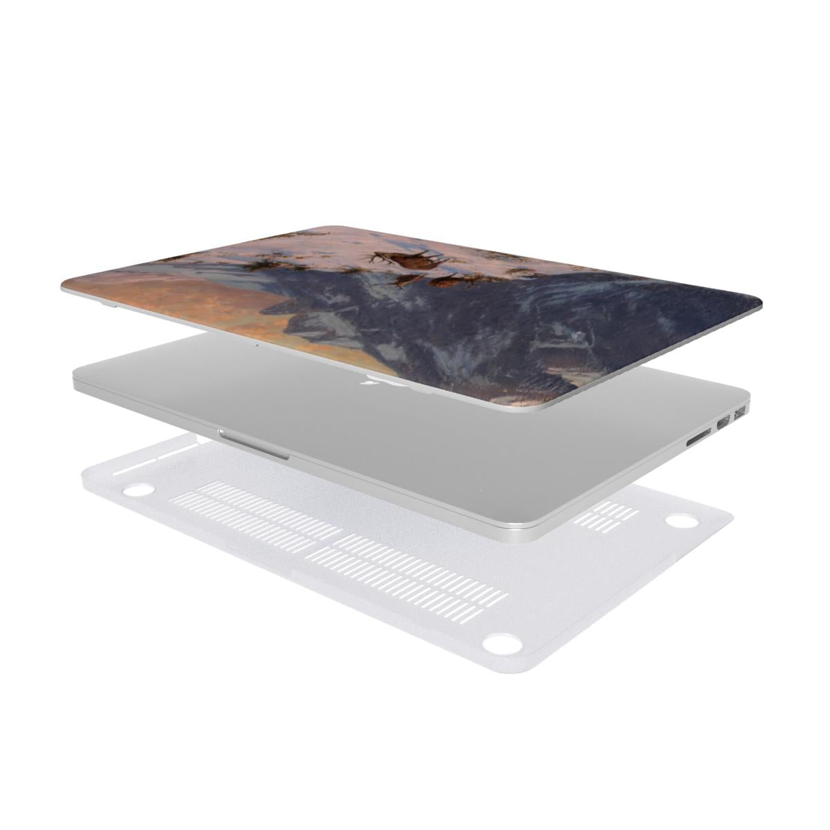 A Red Deer in Winter - MacBook case