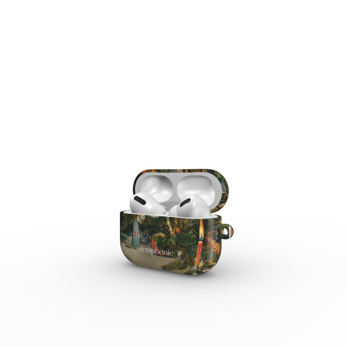 Christmas Tree Decorated with Lights - AirPods case