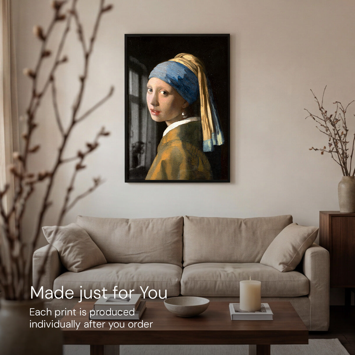 Girl with a Pearl Earring - Art Print